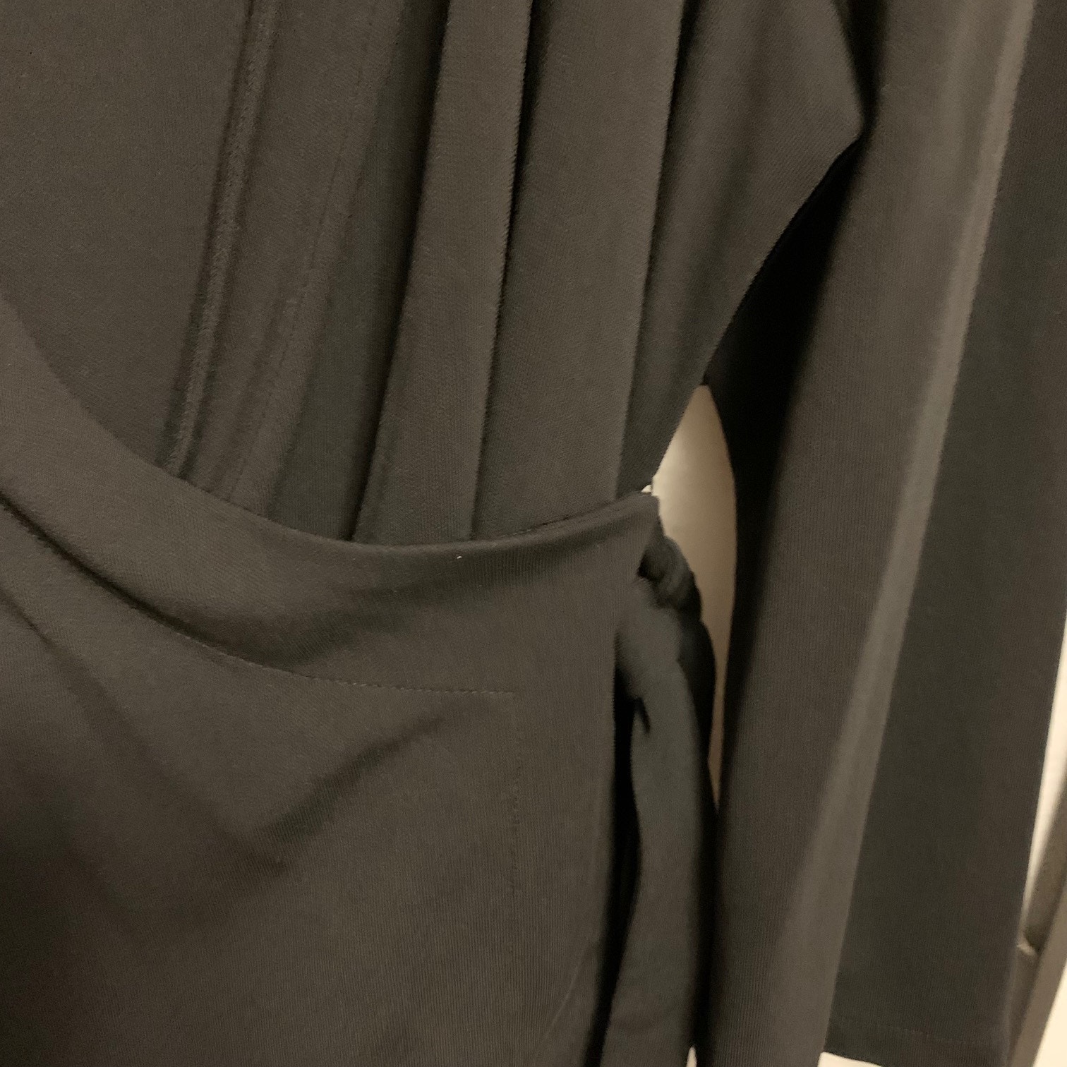 Emme True Wrap Blouse Plus Size 1 Black — image 4 of 8